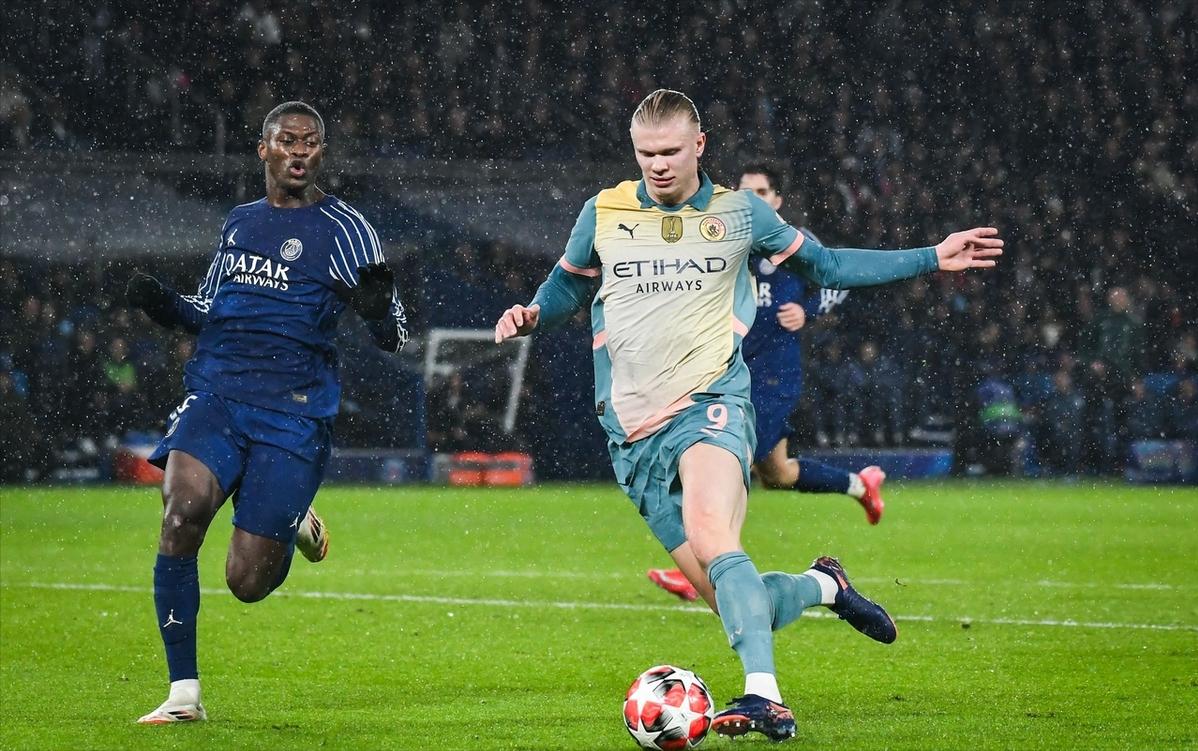 曼城客场惨败巴黎圣日耳曼，遗憾离开欧冠赛场！